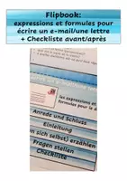 Vorschau - Arbeitsblätter - Flipbook: écrire un e-mail/une lettre - Deckblatt
