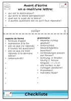 Vorschau - Arbeitsblätter - Flipbook: écrire un e-mail/une lettre - Seite 1