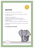 Vorschau - Arbeitsblätter - Würfelsätze Zoo (mit Differenzierung) - Seite 1