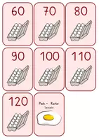 Vorschau - Spiele - Pech-Karte: Spiel zur 10er Reihe des Einmaleins - Seite 3