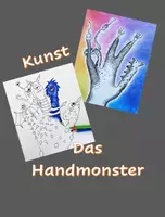 Vorschau - Mal- und Bastelvorlagen - Kunsteinheit "Handmonster" - perfekt für's Homeschooling! - Seite 1