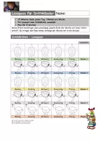 Vorschau - Arbeitsblätter - 6 Lesepässe zum Ausmalen für die Grundschule - Seite 3