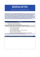 Vorschau - Arbeitsblätter - Redensarten wählen für kreative Geschichten - Deckblatt