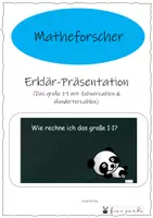 Vorschau - Präsentationen/Tafelbilder - Erklär-Präsentation & interaktive Übung zum großen 1x1 - Deckblatt