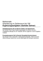 Vorschau - Arbeitsblätter - Ergänzungsaufgaben (nächster Zehner) (Zahlenraum bis 100) - Seite 1