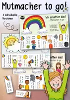Vorschau - Mal- und Bastelvorlagen - Mutmacher to go / zum Mitnehmen - Deckblatt