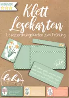 Vorschau - Aufgabenkarten - Klett - Lesekarten - Lesezuordnungskarten zum Frühling - Deckblatt