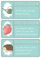 Vorschau - Aufgabenkarten - Klett - Lesekarten - Lesezuordnungskarten zum Frühling - Seite 1