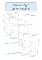 Vorschau - Arbeitsblätter - Tandembögen Längeneinheiten - Seite 1