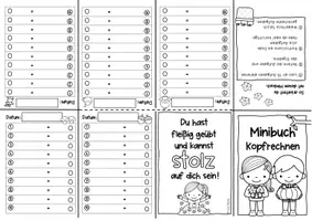 Vorschau - Arbeitsblätter - Minibuch Kopfrechnen (4 Minibücher zu den Jahreszeiten) - Seite 2