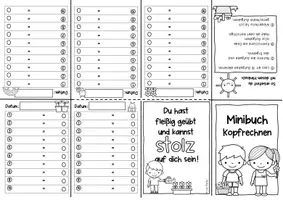 Vorschau - Arbeitsblätter - Minibuch Kopfrechnen (4 Minibücher zu den Jahreszeiten) - Seite 3