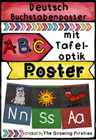 Vorschau - Poster - ABC - Buchstabenposter mit Tafeloptik - Deckblatt
