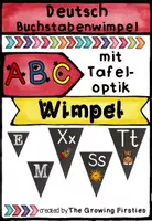 Vorschau - Poster - ABC Wimpel mit Anlautbildern - Deckblatt