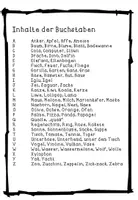 Vorschau - Arbeitsblätter - ABC Buchstaben mit Anlautbildern - Seite 1