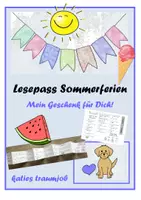 Vorschau - Mal- und Bastelvorlagen - Lesepässe - für das ganze Schuljahr - Seite 1