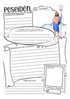 Vorschau - Arbeitsblätter - Poseidón Spanisch Arbeitsblatt - currículo creativo - Seite 1