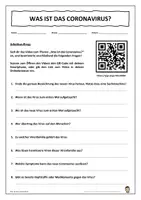 Vorschau - Unterrichtsreihen - Was ist das Coronavirus? - Homeschooling - Deckblatt