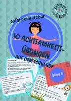 Vorschau - Spiele - Glücksunterricht: 10 Achtsamkeitsübungen auf dem Schulhof - Deckblatt