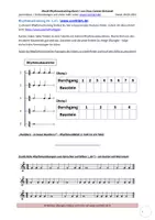 Vorschau - Arbeitsblätter - Rhythmustraining – einfach und systematisch - Band 1 Folge 01: Arbeitsblatt + Lösung + Youtubevideo - Deckblatt