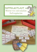 Vorschau - Fördermaterial/Inklusion - Doppelmitlaut ss - individuelle Auftragskarte & Wörter - Deckblatt