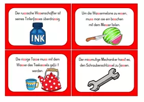 Vorschau - Fördermaterial/Inklusion - Doppelmitlaut ss - Lese- und Abschreibkartei - Seite 3