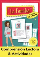 Vorschau - Arbeitsblätter - La Familia: Leseverstehen und Aktivitäten (Spanisch) - Deckblatt
