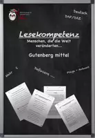 Vorschau - Arbeitsblätter - Lesekompetenz - Menschen, die die Welt veränderten - Gutenberg mittel + Lösungen - Deckblatt