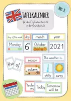 Vorschau - Präsentationen/Tafelbilder - Sparpaket Tafelkalender - Deutsch & Englisch - Seite 1