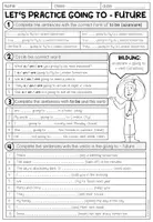 Vorschau - Arbeitsblätter - GOING TO - FUTURE - Worksheets (Farbe + S/W) - Seite 3