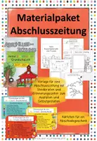 Vorschau - Stundenentwürfe - Materialpaket Abschlusszeitung - Deckblatt