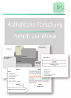 Vorschau - Stundenentwürfe - Ästhetische Forschung: Portrait zu Musik (UPP-Stunde) - Deckblatt