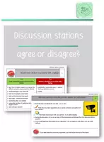 Vorschau - Unterrichtsreihen - Discussion stations - Deckblatt
