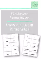 Vorschau - Spiele - #edukiknaller2021 Partnerfindung im Englischunterricht - Deckblatt