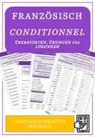 Vorschau - Arbeitsblätter - Französisch: "ZAZ - Si" - Conditionnel présent - Deckblatt