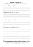 Vorschau - Arbeitsblätter - Großes Übungspaket Satzglieder - Seite 3