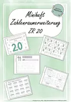 Vorschau - Arbeitsblätter - Miniheft Zahlenraumerweiterung 20 - Deckblatt