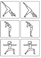 Vorschau - Spiele - Aufdeckspiel Yoga Kärtchen ausschneiden + evtl auf Tonkarton kleben - Seite 2