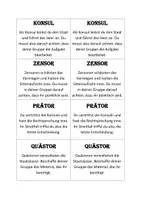 Vorschau - Stationenlernen - Rollenkarten für eine Gruppenarbeit - Antikes Rom - Seite 2