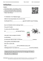 Vorschau - Arbeitsblätter - Lernposter + Arbeitsblatt zum Thema "Antibiotikum" + Onlineübung & MP3 + Infografik - Seite 1
