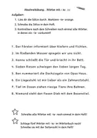 Vorschau - Arbeitsblätter - Abschreibtexte – Wörter mit ie und Doppelkonsonaten - Deckblatt