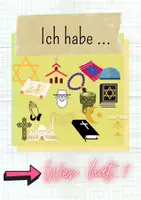 Vorschau - Spiele - Ich habe - wer hat zu den Weltreligionen Judentum, Christentum, Islam (Differenziert) - Deckblatt