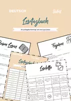Vorschau - Unterrichtsreihen - Lesen - Lesetagebuch - 26 Lesetagebucheinträge - zwei Leselottos - Deckblatt