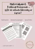 Vorschau - Arbeitsblätter - Fishbowl-Discussion: CCTV in schools - blessing or curse? - Deckblatt
