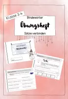 Vorschau - Arbeitsblätter - Bindewörter - Üben und Wiederholen - Deckblatt