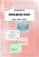 Vorschau - Interaktives Material - Interaktive Datei - das oder dass - Deckblatt