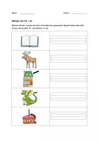 Vorschau - Arbeitsblätter - Buchstabeneinführung: Erste Wörter mit Ch / ch - Deckblatt