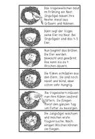 Vorschau - Arbeitsblätter - Heimische Vögel - Bastelvorlage Nest in 5 Versionen - Seite 3