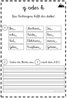 Vorschau - Arbeitsblätter - Paket zur Auslautverhärtung d/t, g/k, b/p - Seite 3