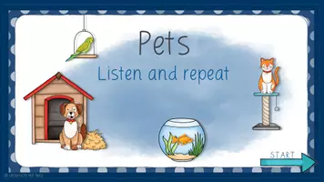 Vorschau - Audio-Dateien - Materialpaket - 6 interaktive PDF-Dateien 14 Pets - Seite 1