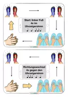 Vorschau - Aufgabenkarten - Bodypercussion Fli Fla Flo Bildkarten kreatives Arbeitsblatt QR Video - Seite 2